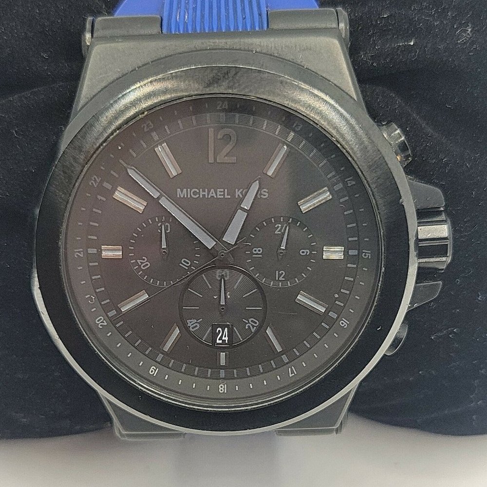 Michael Kors Dylan MK8357 Men Blue Silicone Analog